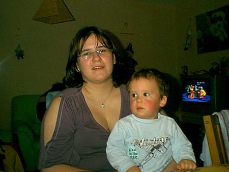 matéo avec sa maman